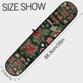 thumbnail image 3 of Yayeee Double Oven Mitt Kitchen Heat Resistant Baking 35" x7" Quilted Glove, Black Christmas Holly, 3 of 6