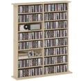 thumbnail image 1 of HOMCOM Media Storage Cabinet 8-Tier DVD Shelf with Adjustable Shelves, 1 of 10