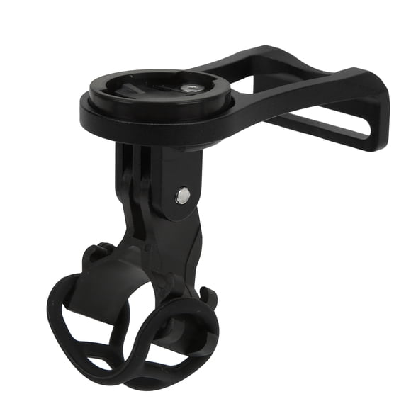 Support d'Ordinateur de Vélo avant, Diamètre de Tige Inférieur à 38mm/1.5 Po Double Verrouillage Support d'Ordinateur de Vélo pour Caméra de Mouvement pour Ordinateur de Vélo Noir