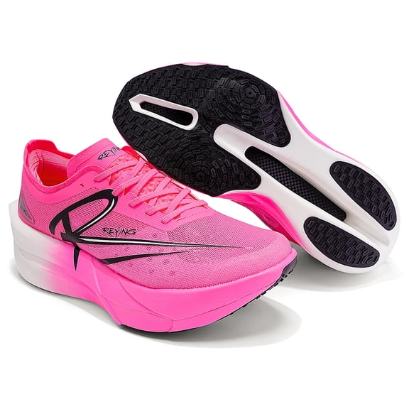 IRUNSVAN REYING Chasing Light 1.0 Men's Women's Running Shoes with Carbon-Fiber Nylon Plate, Lightweight Breathable, Cushion Marathon Running Shoes,Training, Gym