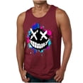 thumbnail image 2 of Kalauyu Men's Graphic Print Tanks Crewneck Sleeveless Tops Summer Casual Tank Top, 2 of 5