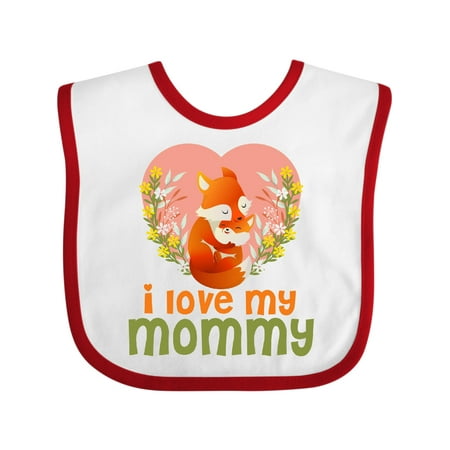 

Inktastic I Love My Mommy Gift Baby Boy or Baby Girl Bib