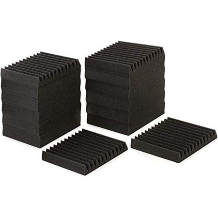 Auralex 2 Inches Studiofoam Wedgies 1 X1 FootAcoustic Panel 24-Pack - Charcoal
