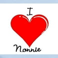 thumbnail image 2 of CafePress - I Love Nonnie Infant Bodysuit - Baby Light Bodysuit, Size Newborn - 24 Months, 2 of 4