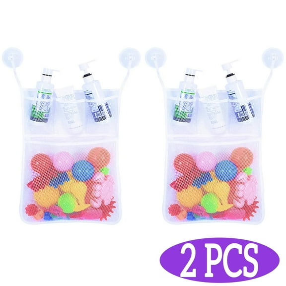 Bath Toy Storage Mesh Bath Toy Organizer for Bathtub Toys Bath Toy Organizer, 2PCS