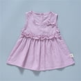 thumbnail image 3 of MEZZALL Toddler Girls Summer Sleeveless Dress Casual Playwear Elastic Waist Comfortable Outfits For 1-5 Year Olds Relaxed Fit Baby Wear, 3 of 3