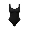 thumbnail image 5 of Idoravan Womens Bodysuits Fitted Summer V-Neck Jumpsuit with Wide Shoulder Straps Spicy Girl Tight Fitting Jumpsuit, 5 of 7