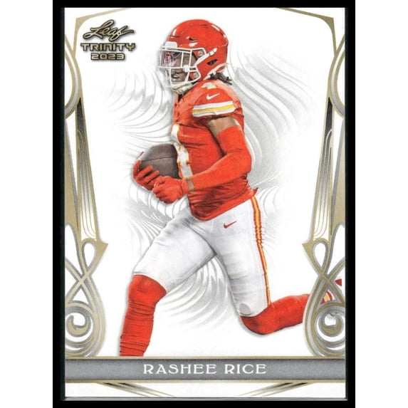 2023 Leaf Trinity Rashee Rice #88 Kansas City Chiefs Football Card