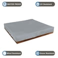 thumbnail image 2 of Sandbox Cover 18 Oz Waterproof - Sandpit Cover 100% Weather Resistant with Metal Grommets (60" W x 60" D x 8" H, Grey), 2 of 7