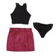 thumbnail image 5 of Falda corta de 12 pulgadas 1/6 Moda Chaleco Corta PU Ropa para Muñeca de Juguete Magideal Falda corta de 12 pulgadas, 5 of 7