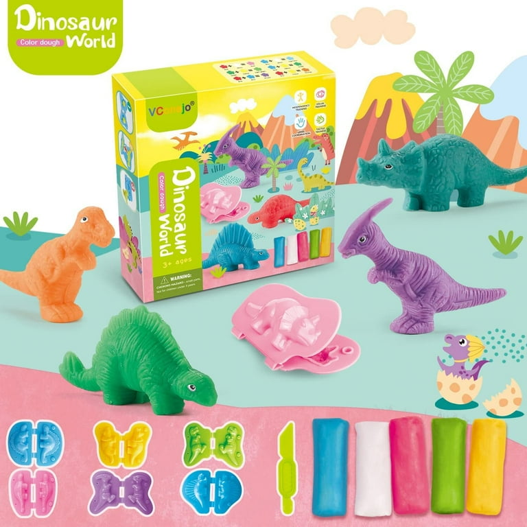 Dinosaur Playdough Kit, Dinosaur Sensory Box, Playdough Kit, Autumn Play  Dough, Fall Gift Basket, Stocking Stuffer 