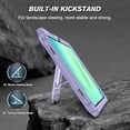 thumbnail image 3 of Shockproof Case for Samsung Galaxy Tab A11+ Plus 11 Inch 2025/ A9+ Plus 2023, Tuatara Rugged Unibody Hybrid Bumper Kickstand Cover Built-in Screen Protector, Lilac Purple, 3 of 9