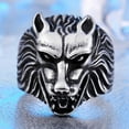 thumbnail image 5 of ZMY Home Stainless Steel Ring with Detailed Wolf Head Design (11), 5 of 6