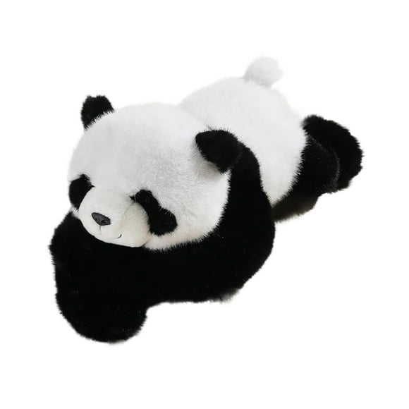 Eoozwa Jouet Panda Réaliste 11.81 Pouces Peluche Douce pour Guérison Émotionnelle Soulagement du Stress Câlin Compagnon Décoration Maison Cadeau