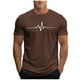 thumbnail image 1 of Eres Más Que una Camisa de Puntuación de Prueba Nueva Moda Casual Hombres Imprimir Camiseta Deportiva Manga Corta Blusas de Cuello Redondo, 1 of 1