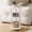 White, variant on Maliowa 3-Tier Side Table, Small Round End Table for Living Room Bedroom, Accent Table Narrow Nightstand with Storage Shelf, Walnut