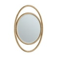 thumbnail image 3 of James Martin Vanities 242-MO28-NAT Esca 28" W X 38" H Modern Oval Wood Framed Bathroom, 3 of 3