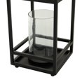thumbnail image 5 of DecMode Black Metal Decorative Candle Lantern, 5 of 12