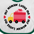 thumbnail image 4 of Inktastic My Memaw Loves Me Boys or Girls Baby Bib, 4 of 4