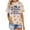Gold 02, variant on QQAMB 101 Days of School Shirt for Women Dalmatian Dog Print Short Sleeve Crewneck T-shirt School Days Tee Tops Gold L