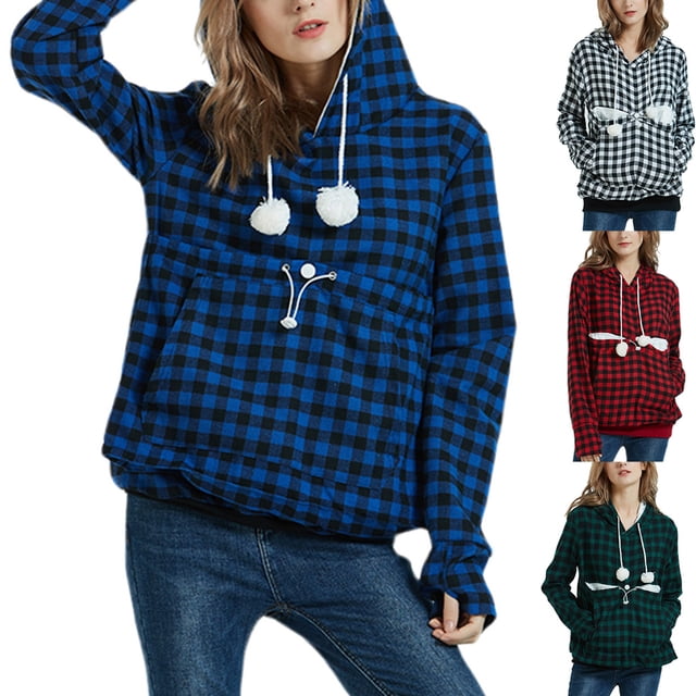 Sudadera con capucha para mascotas, unisex, con bolsa con orejas de gato, sudadera con capucha y manga larga, calidad inigualable