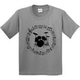 thumbnail image 3 of Inktastic Drummer Percussionist Music Youth T-Shirt, 3 of 5