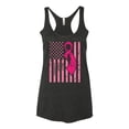 thumbnail image 2 of AmericanFlag Awareness Tri-Blend Racerback Tank Top, Vintage Black, Large, 2 of 3