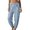 W10-Light Blue, variant on Rhuody Women'S Pants Wide Leg Relax Fit High Waist Solid Color Trousers Elegant Bottoms 2Xl Wine