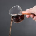 thumbnail image 4 of Spresso Shots Cup Clear Glass Measuring Cup with Wood Handle 100ml Shot Glass Accessories for Kitchen Use, 4 of 9