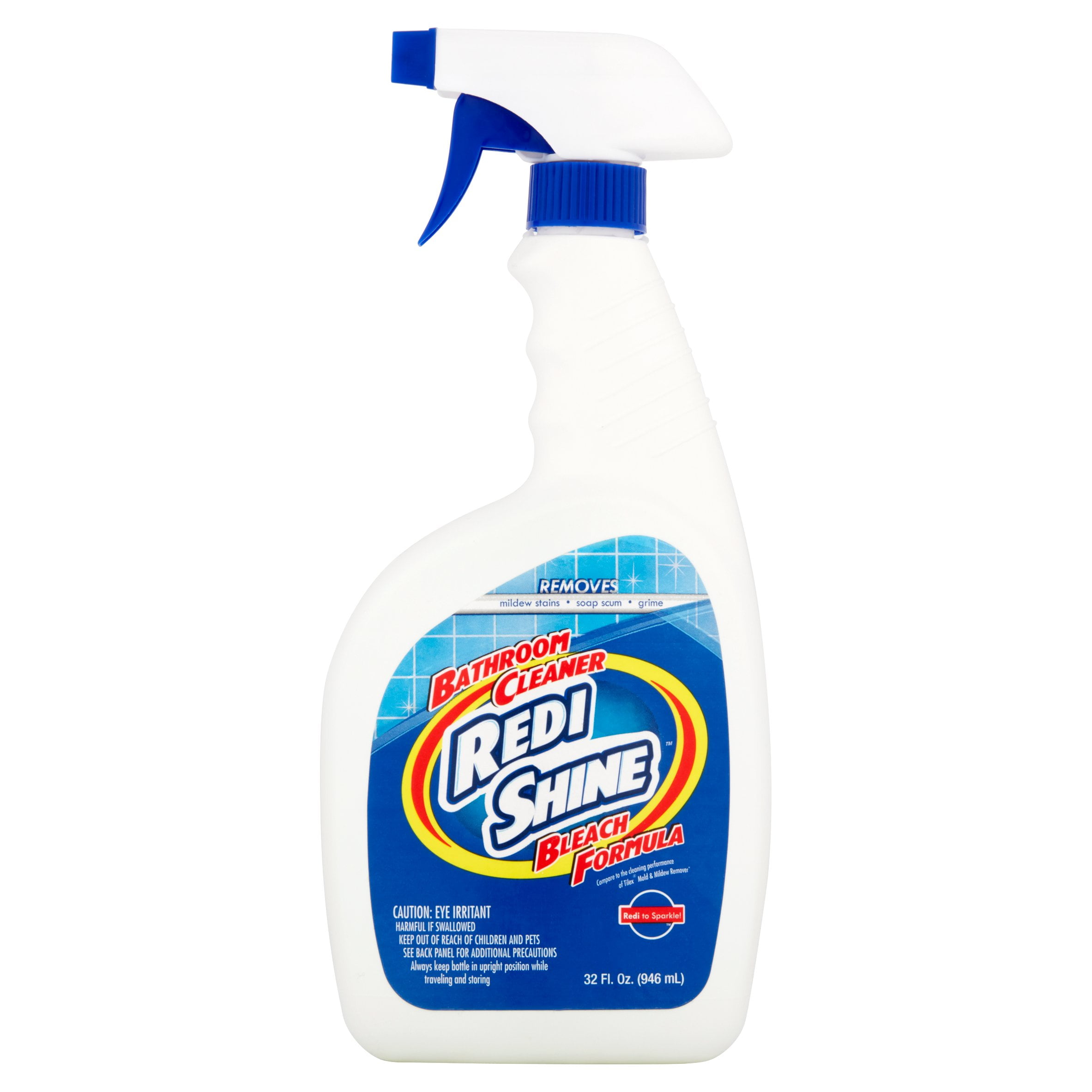 Redi Shine Bleach Formula Bathroom Cleaner 32 Fl Oz Walmart Com