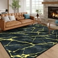 thumbnail image 2 of Bleum Cade Area Rugs for Living Room 3X5 Machine Washable Rugs Marble Swirl Abstract Rug Indoor Carpet, Soft Lightweight Non Slip Large Rug for Bedroom Dining Room, 2 of 7