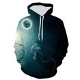 thumbnail image 3 of Sudadera con capucha con estampado de astronauta, universo, espacio, galaxia, para hombres y niños, sudaderas de manga larga, chaqueta genial de gran tamaño para hombre, 3 of 5