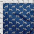 thumbnail image 2 of oneOone Viscose Chiffon Fabric Fox Block Printed Craft Fabric BTY 42 Inch Wide, 2 of 4