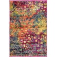 thumbnail image 2 of Unique Loom 3128177 Tapis Rectangulaire 2 x 3 Pi. Lierre Jardin, Multi Couleur, 2 of 2