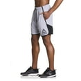 thumbnail image 3 of Reebok Men's and Big Men's Groundwork Performance Knit Short, 7" inseam, Size XS-3XL, 3 of 5