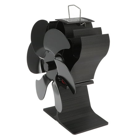 

Heat Powered Stove Fan Aluminium Alloy Stove Eco Fan 6 Blade For Home