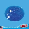thumbnail image 2 of LOLA Jumbo 4" Plastic Mesh Scouring Pads, 144 Pack, Non-Scratch, Great for Pots, Dishwashing, Sinks, Appliances, Assorted Colors, 2 of 5