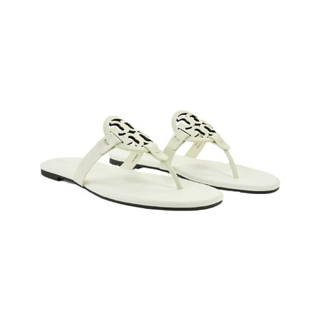 Tory Burch Miller Soft Women's Leather Memory Foam Slide Thong Sandals