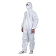 thumbnail image 4 of Cleaing Disposable SMS Breathable Coverall, Pack of 3, Hazmat Suit, Painters Coveralls, 4 of 6