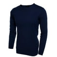 thumbnail image 4 of COOFANDY Men's Slim Fit Knit Sweater Pullover | Lightweight Ribbed Design for Business Casual & Everyday Wear, 4 of 7