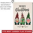 thumbnail image 6 of Christmas Gnomes Garden Flag 12.5x18 Vertical Double Sided Christmas Tree Farmhouse Porch Decorations Outdoor Small Yard Flag, 6 of 6