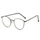 thumbnail image 4 of Gafas planas de ojo de gato con montura ligera de Metal, montura completa, gafas planas para mujer, gafas anticambio de Color azul, 4 of 4