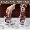 thumbnail image 6 of 4 Pcs Pioneer Flower Floral Print Pattern Funny Kitchen Towels, Microfiber Dish Towels, Kitchen Tea Towels Set 18" X 26", 6 of 6
