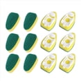 thumbnail image 2 of Rollbacks & More Heavy Duty Dish Wand Brush Sponge Refills Replacement Heads for Kitchen Sink Pot Cleaning (24 Pieces), 2 of 8