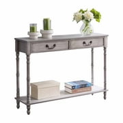 K&B Furniture Rustic 2 Drawer Console Table