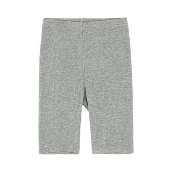 Karoyedx Girls Athletic Shorts Girls Athletic Shorts High Waisted Biker Shorts Youth Kids Toddler Gymnastics Dance Volleyball Workout Light Gray Size,6-12 Months
