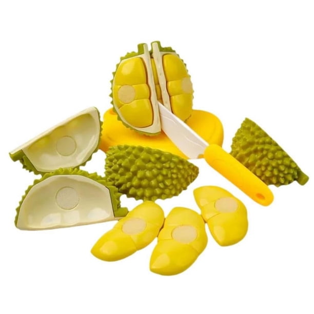 Ganfancp Simulación Durian Juguete Cocina Juguete Niños Regalo Aprendizaje Temprano Inteligencia Juguete Durian Chopping Board Niños Chicos Ofertas Flash Liquidación 1 X Juguete Durian