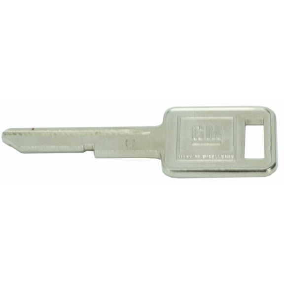 Late Style ""J"" Ignition Key Blank 1969-1981 Buick Chevy Oldsmobile and Pontiac""