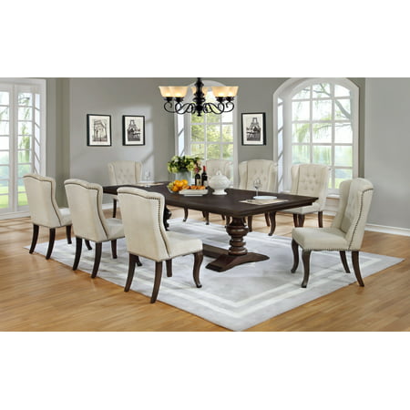 Best Quality Furniture Clasic Style 9 Piece Dining (Best Quality Furniture Fontana)