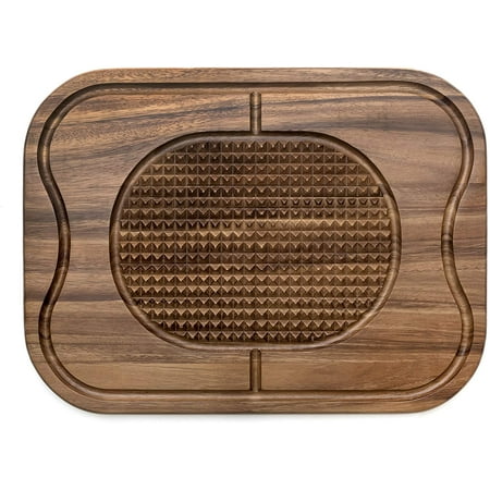 Lipper International Acacia Steak Carving Board